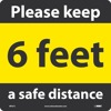 Safe Distance Sign – Niko Construction Supply